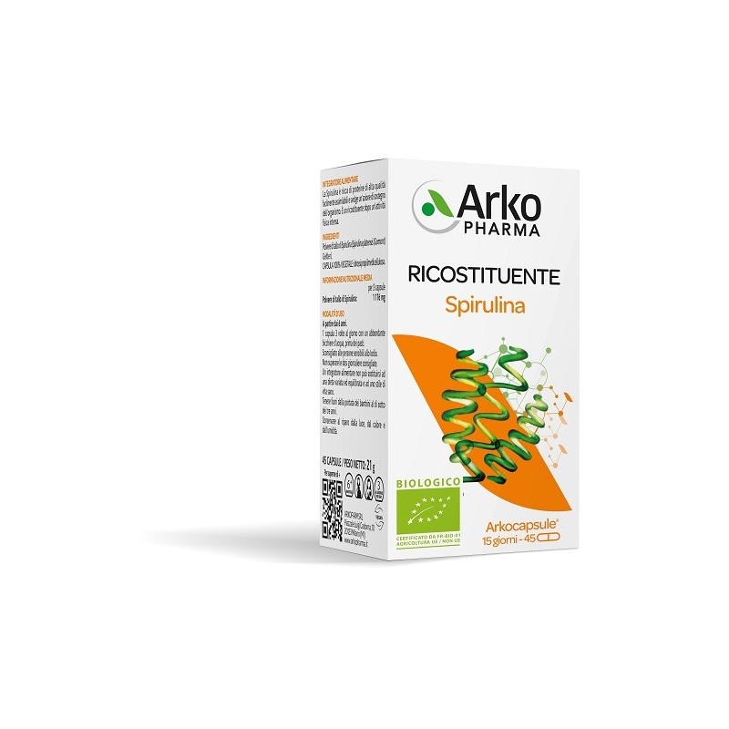 Arko capsule spirulina bio 45 capsule