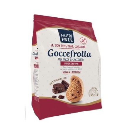 Nutrifree goccefrolla snack classica bonta' senza lattosio 6monoporzioni da 40 g