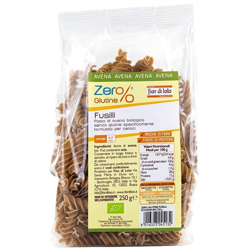 Fusilli di avena 250 g