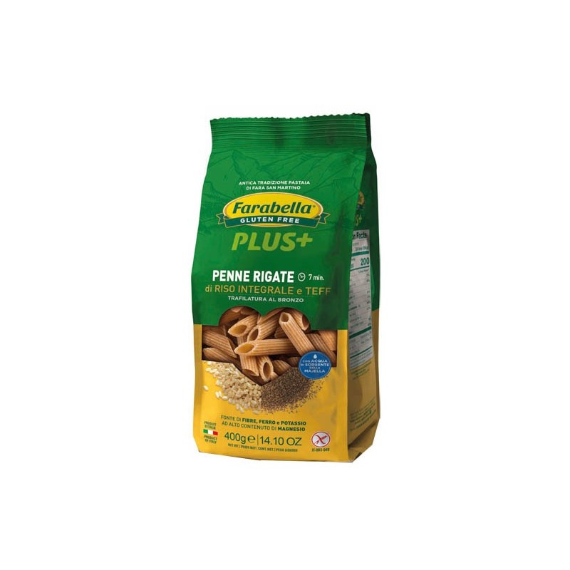 Farabella penne riso integrale e teff 400 g Farabella penne riso integrale e teff 400 g