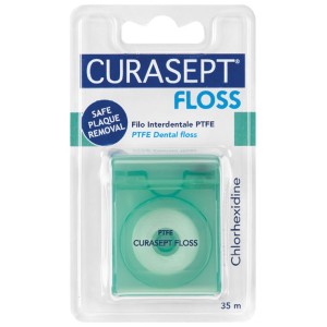 Curasept floss ptfe tape clorexidina