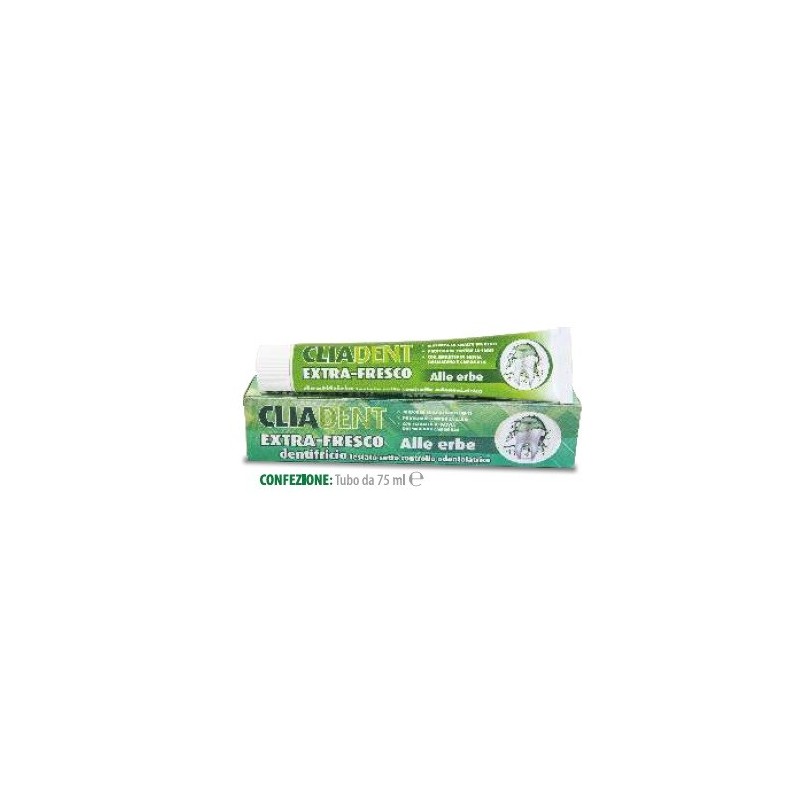 Cliadent dentifricio alito fresco alle erbe 75 ml
