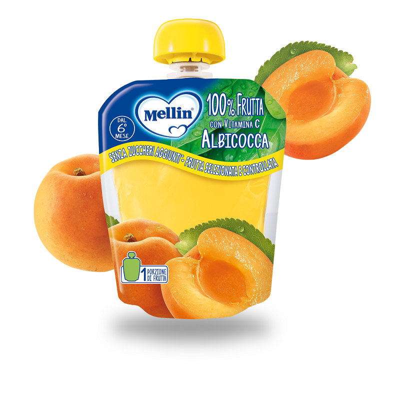 Mellin pouch albicocca 90 g