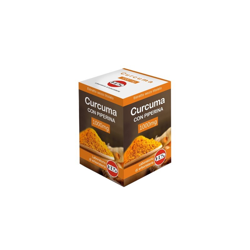 Curcuma con piperina 1 g 30 compresse ovali