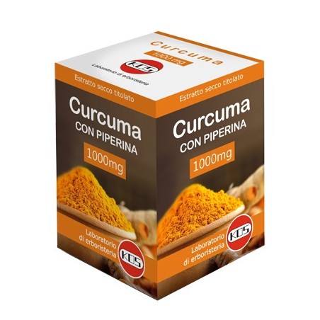 Curcuma con piperina 1 g 30 compresse ovali