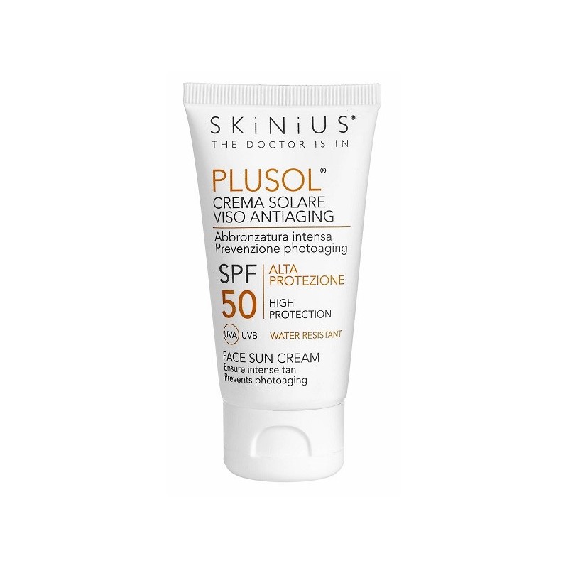 Plusol crema solare viso spf50 50 ml