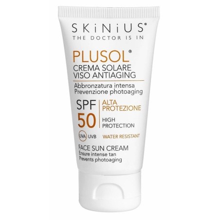 Plusol crema solare viso spf50 50 ml