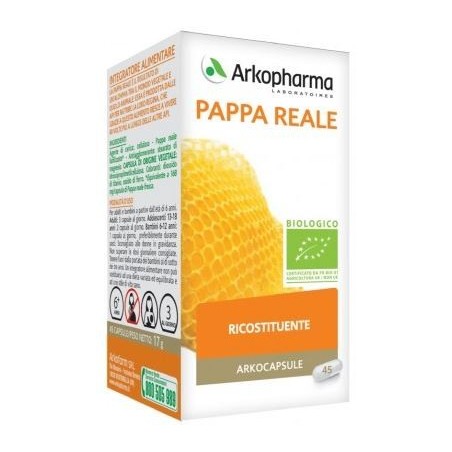 Arko capsule pappa reale bio 45 capsule