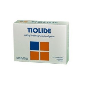 Tiolide 20 compresse deglutibili monostrato fast slow