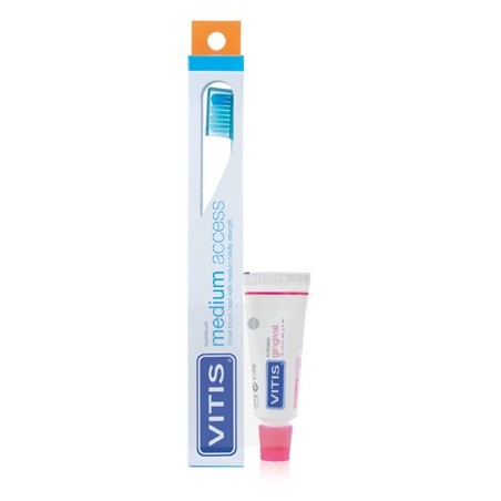 Vitis spazzolino medium access + vitis dentrifricio gingival15 ml