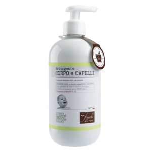Fiocchi di riso detergente corpo/capelli talco 400 ml
