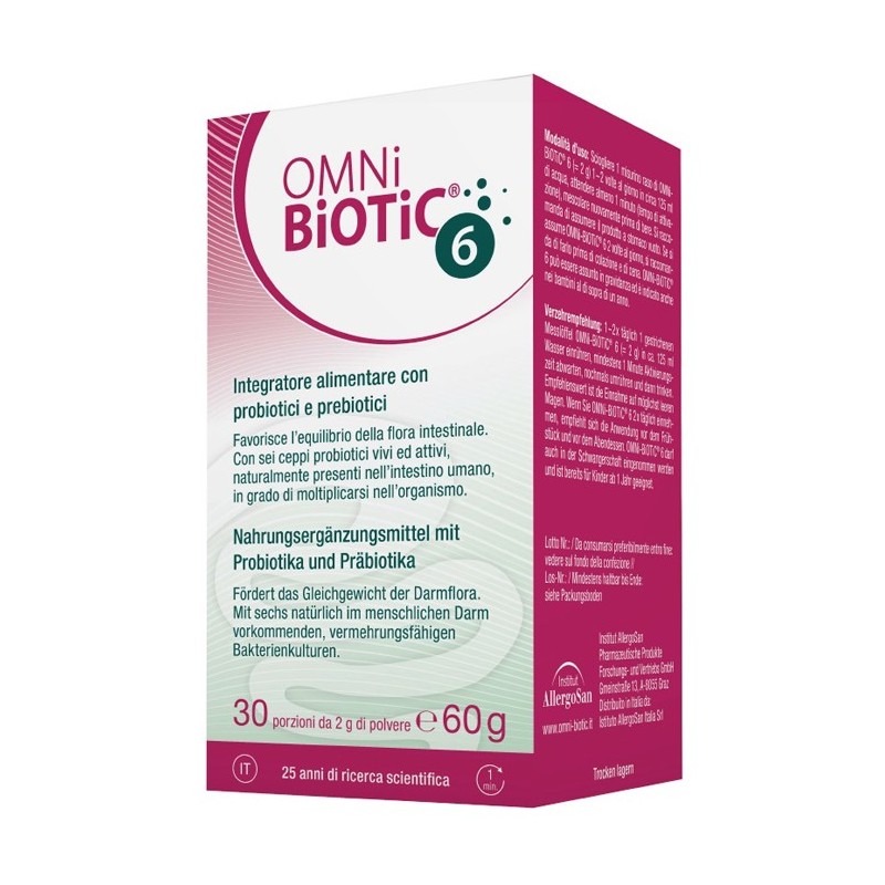 Omni biotic 6 barattolo 60 g Omni biotic 6 barattolo 60 g