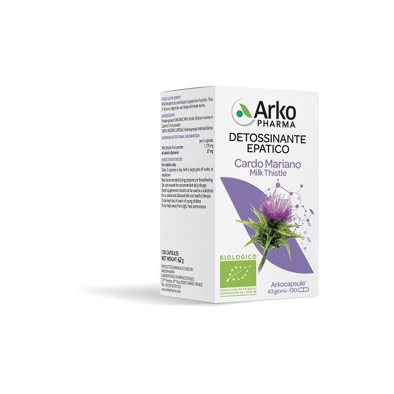 Arko capsule cardo mariano bio 130 capsule