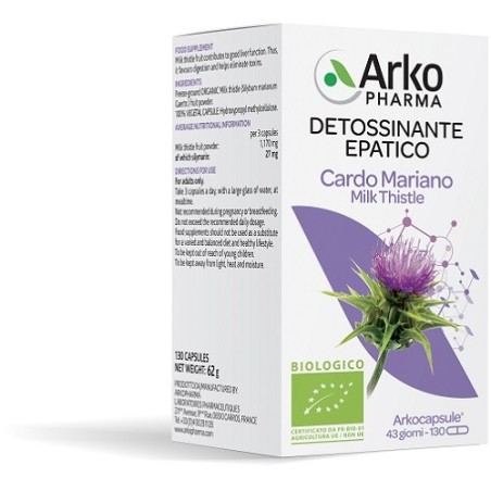 Arko capsule cardo mariano bio 130 capsule