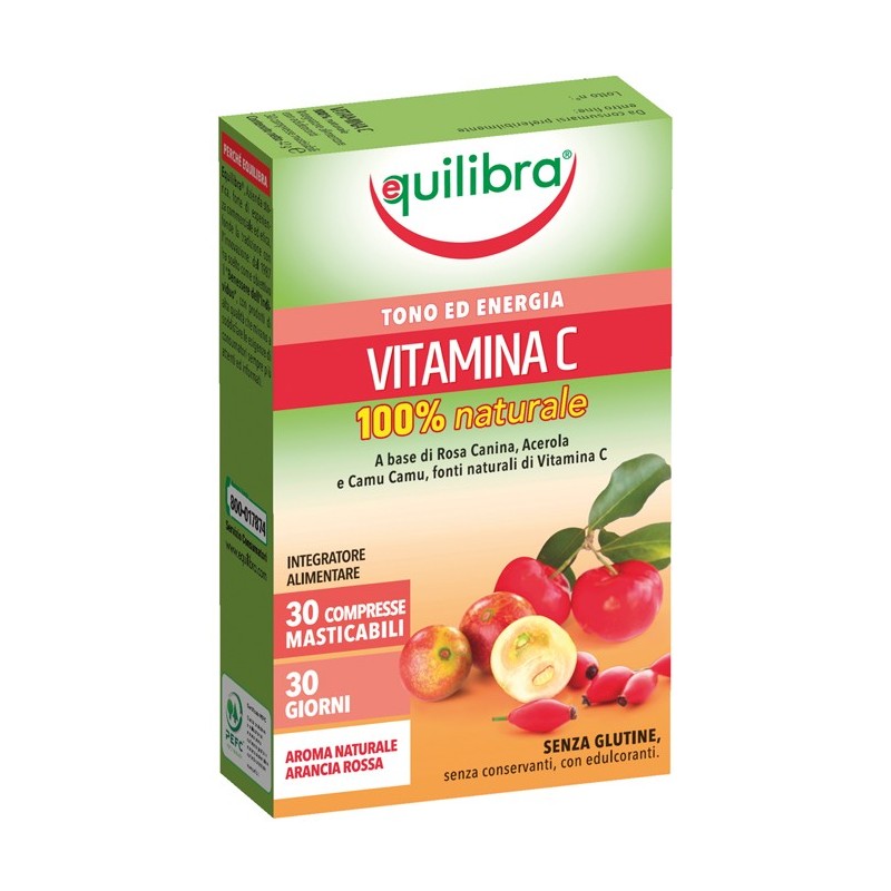 Vitamina c 100% naturale 30 compresse