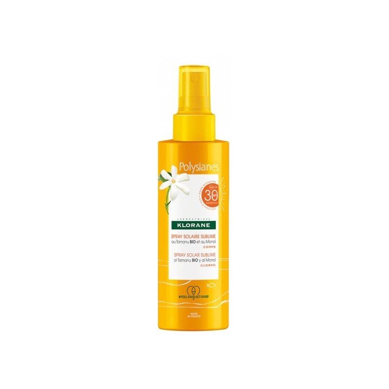 Klorane spray solare sublime spf 30 corpo 200ml