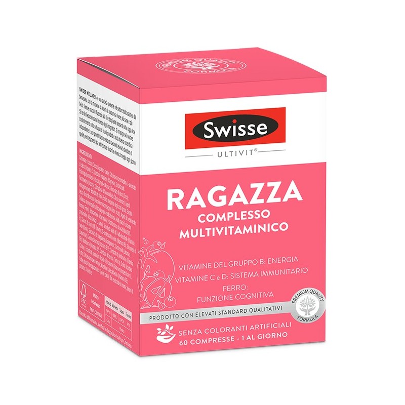 Swisse multivitaminico ragazza 60 compresse