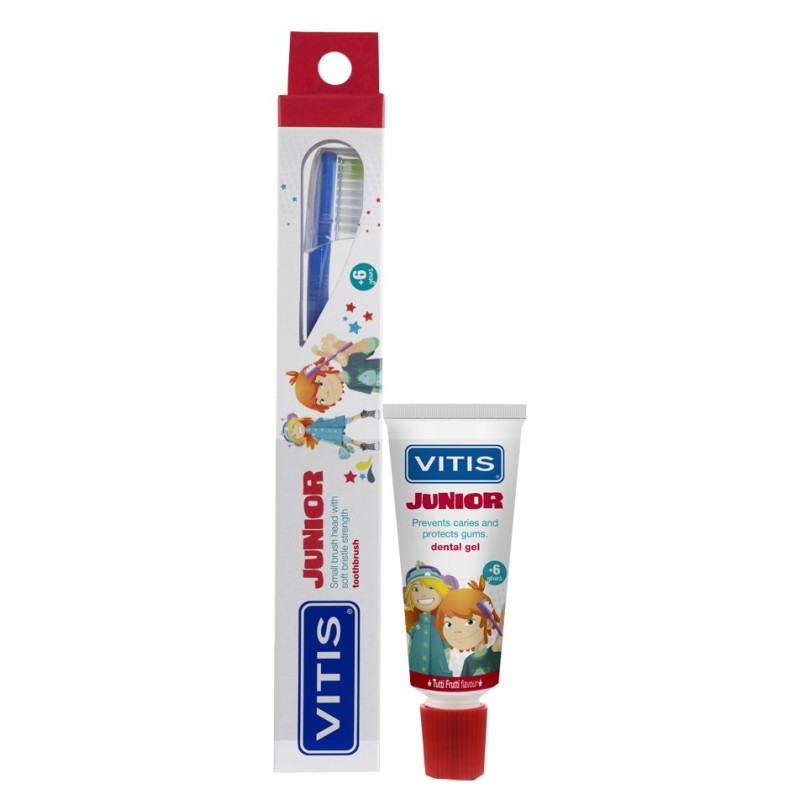 Vitis junior spazzolino + gel 15 ml Vitis junior spazzolino + gel 15 ml