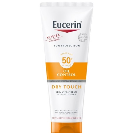 Eucerin sun protection oil control dry touch spf 50+ sun gelcreme 200 ml