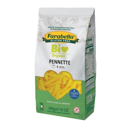 Farabella bio pennette mais-riso 340 g