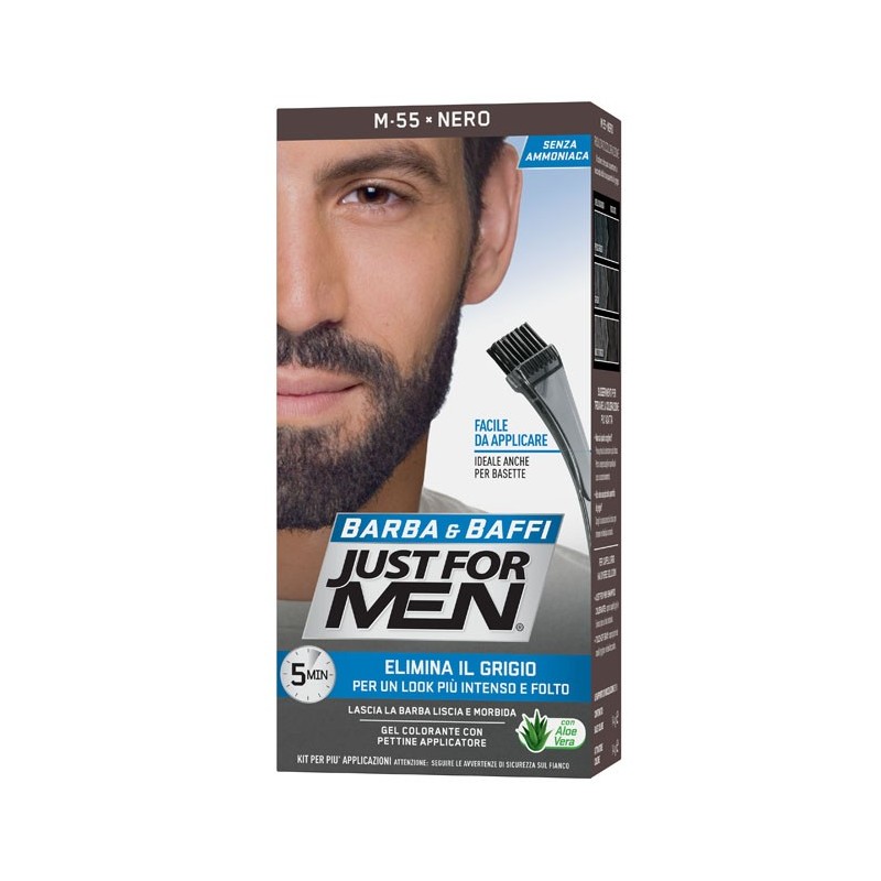 Just for men barba & baffi m55 nero 51 g