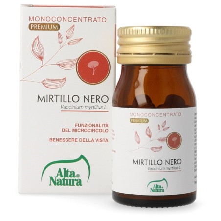 Mirtillo nero 60 compresse 450mg terranata Mirtillo nero 60 compresse 450mg terranata