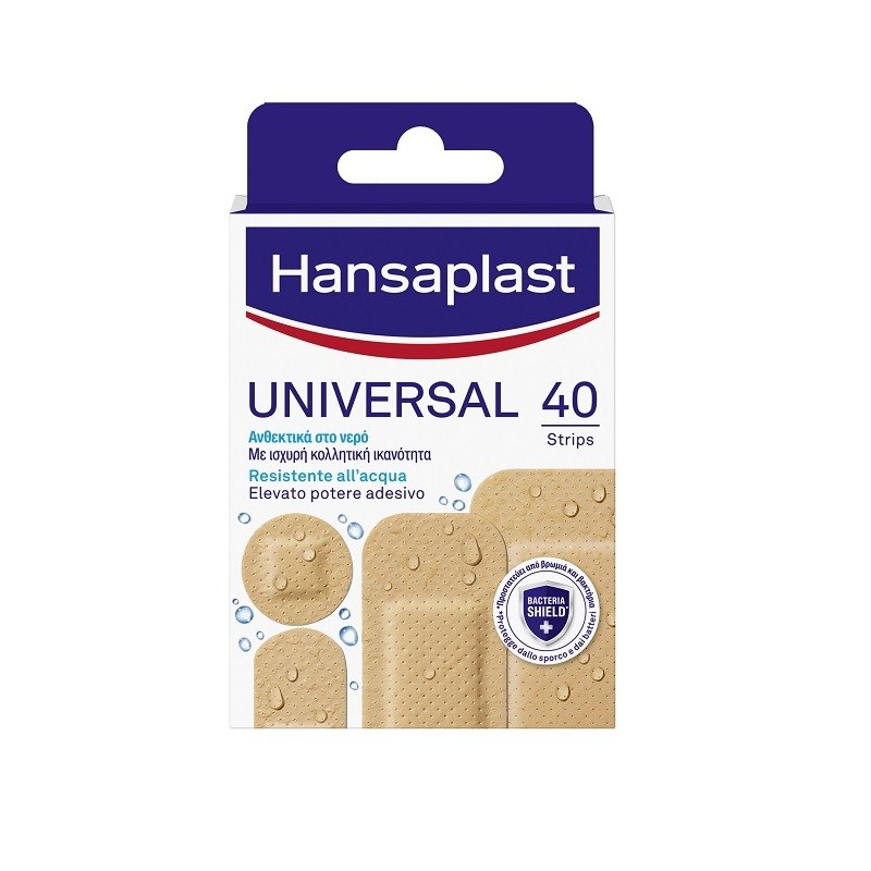 Cerotto hansaplast universal assortiti 40 pezzi