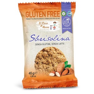 Il pane di anna sbrisolina senza glutine e senza latte 45 g