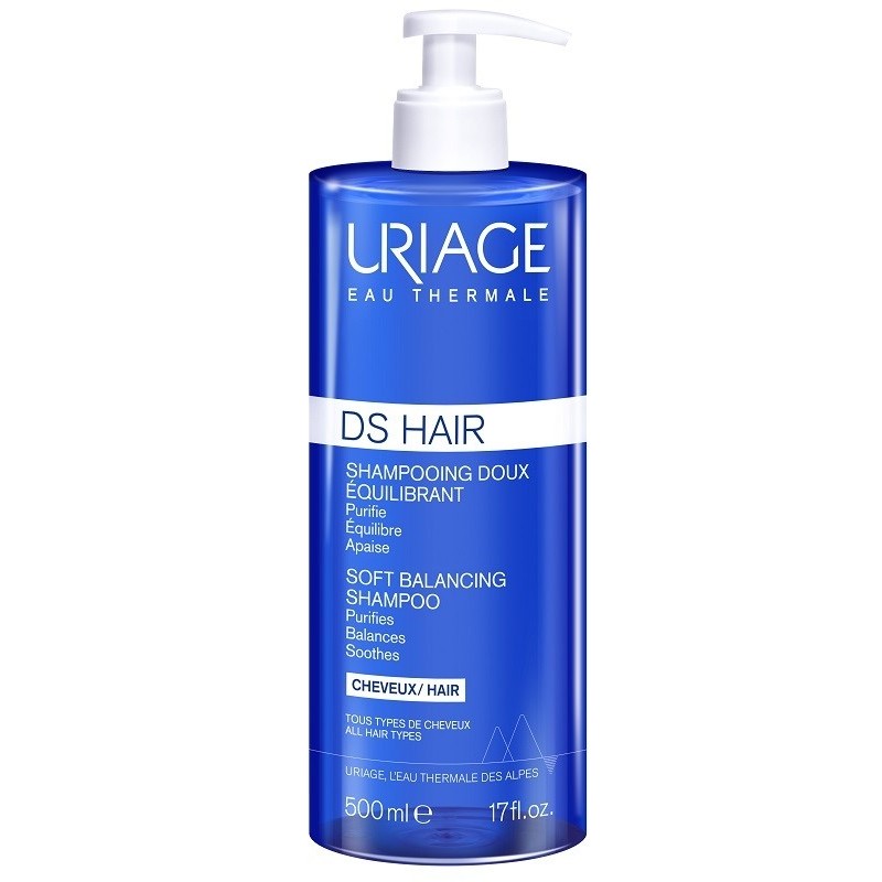 Uriage ds hair shampoo delicato riequilibrante 500 ml Uriage ds hair shampoo delicato riequilibrante 500 ml
