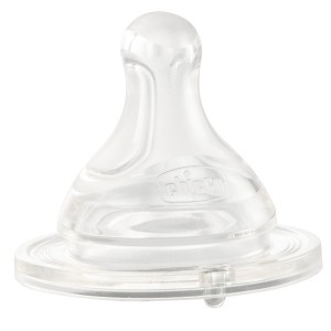 Chicco tettarella perfect 5 0m in silicone 1 foro 2 pezzi
