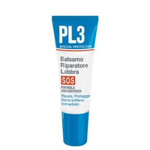 Pl3 balsamo riparatore labbra sos 7,5 ml