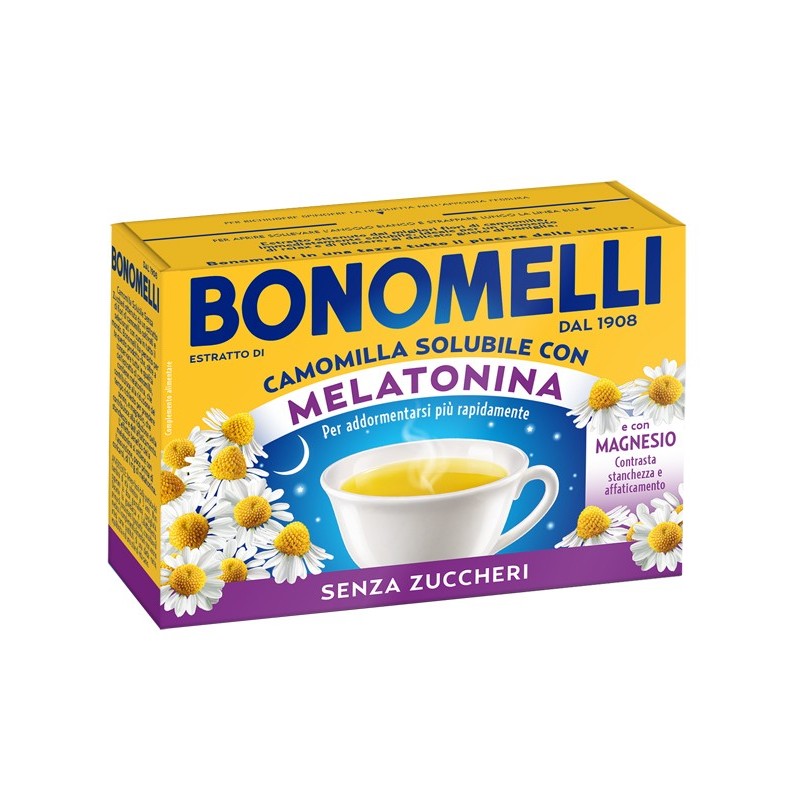 Camomilla solubile melatonina magnesio 16 bustine