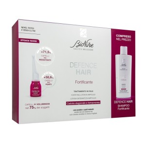 Defence hair bipack ridensificante 21 fiale 6 ml + shampoo 200 ml