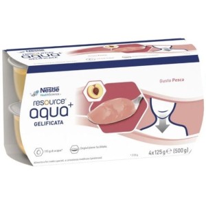 Resource aqua acqua gelificata+peach cup 6 4x125 g