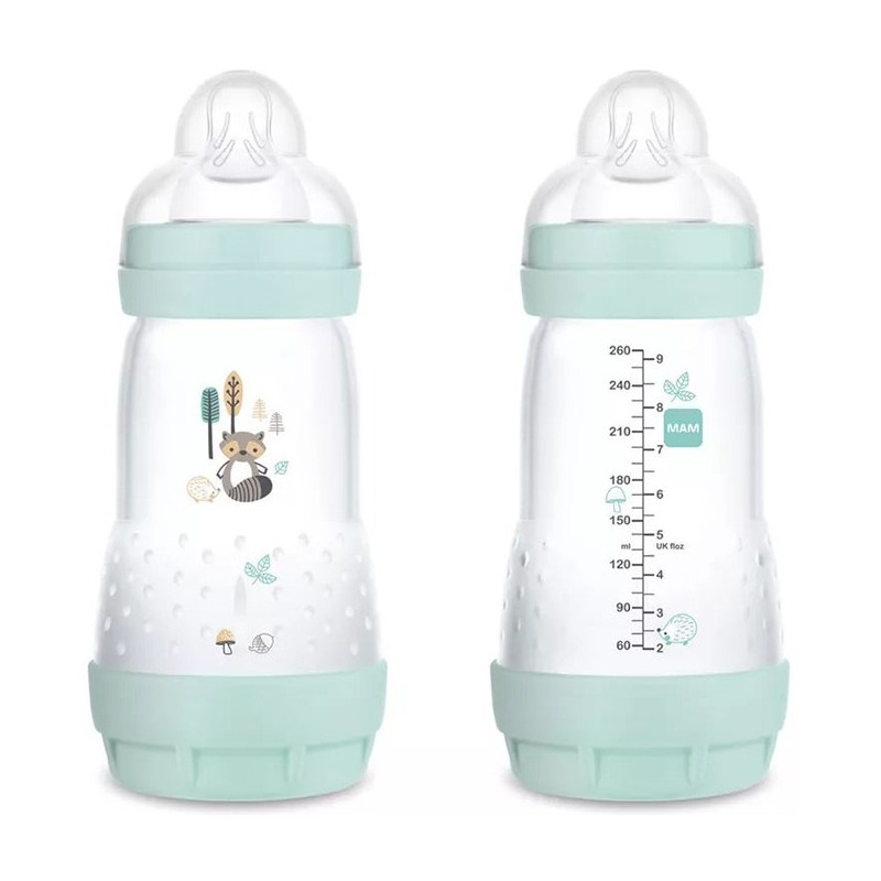 Mam biberon easy start 260 ml 2+ tettarella 2 maschio 2 pezzi