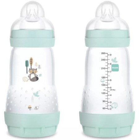 Mam biberon easy start 260 ml 2+ tettarella 2 maschio 2 pezzi
