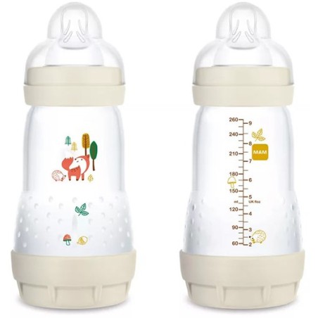 Mam biberon easy start 260 ml 2+ tettarella 2 neutro 2 pezzi