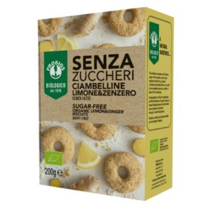 Ciambelline limone/zenzero senza zucchero 200 g