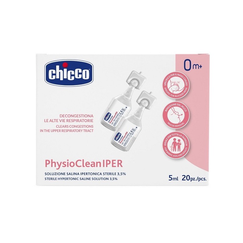 Chicco soluzione hypertonic 5 ml 20 pezzi Chicco soluzione hypertonic 5 ml 20 pezzi