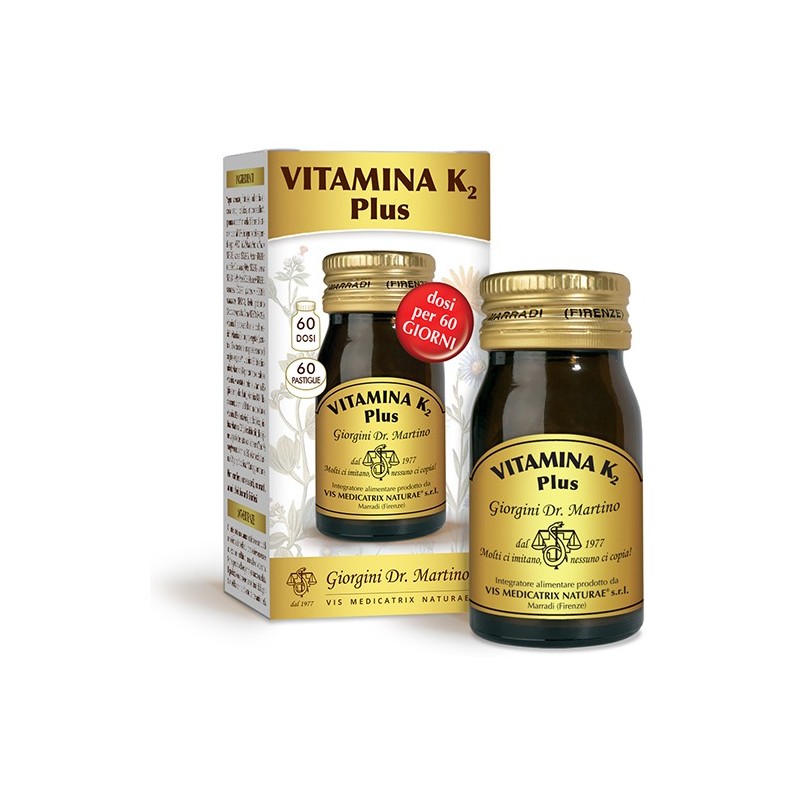 Vitamina k2 plus 60 pastiglie Vitamina k2 plus 60 pastiglie
