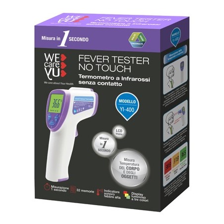 Termometro a infrarossi senza contatto wecareyu fever testerno touch 1 pezzo