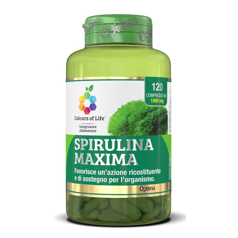 Colours of life spirulina maxima 120 compresse