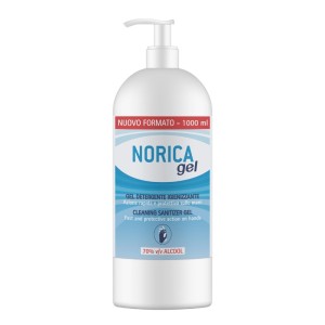 Norica gel detergente igienizzante 70% alcool 1000 ml