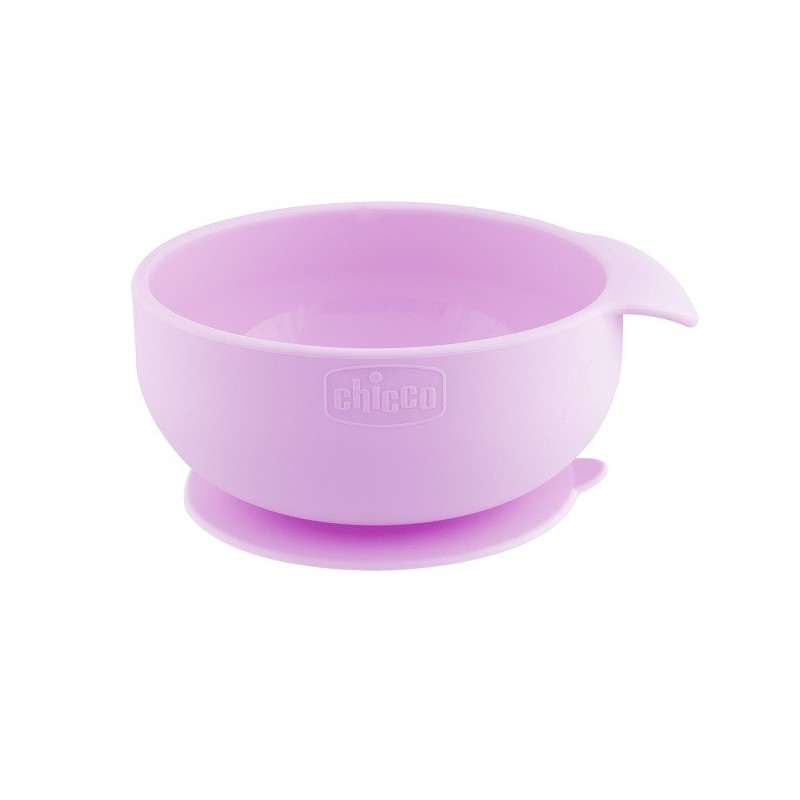 Chicco ciotola silicone rosa Chicco ciotola silicone rosa