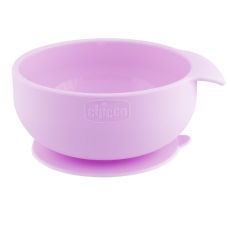 Chicco ciotola silicone rosa