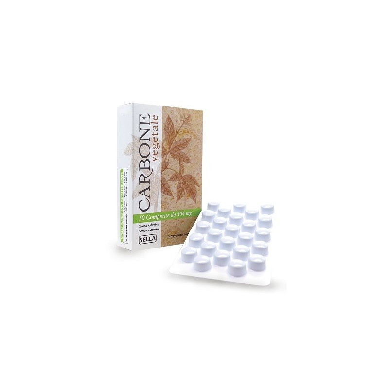 Carbone vegetale 50 compresse