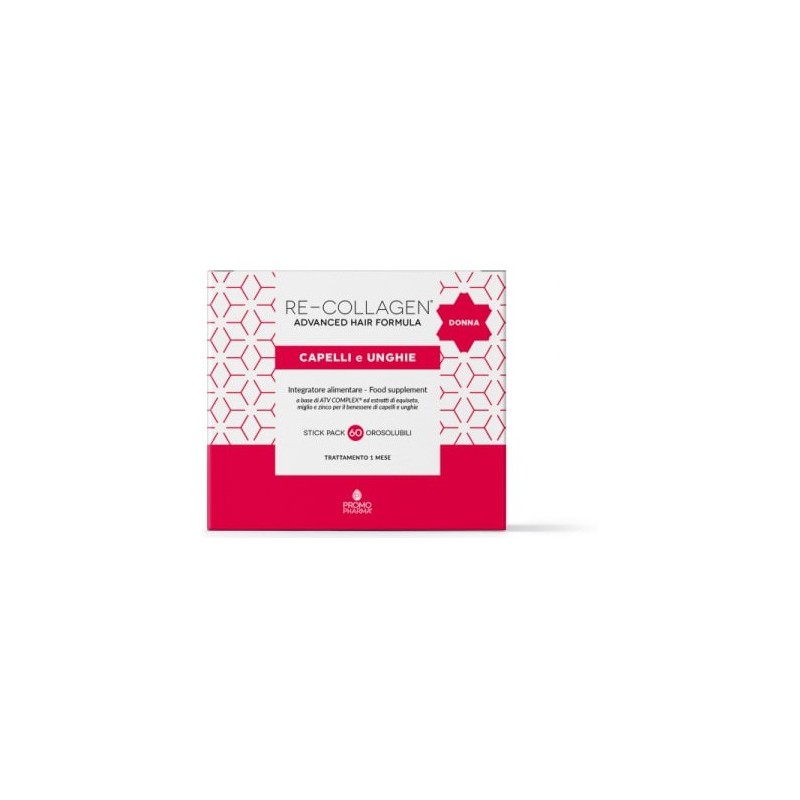 Re-collagen donna capelli unghie 60 stick