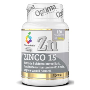 Colours of life zinco 15 120 compresse