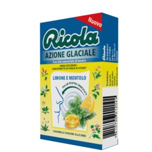 Ricola azione glaciale limone e mentolo 50 g
