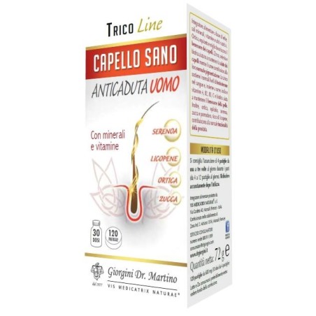 Capello sano anticaduta uomo 120 pastiglie Capello sano anticaduta uomo 120 pastiglie